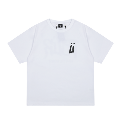 TEUR basic graphic short sleeves-White