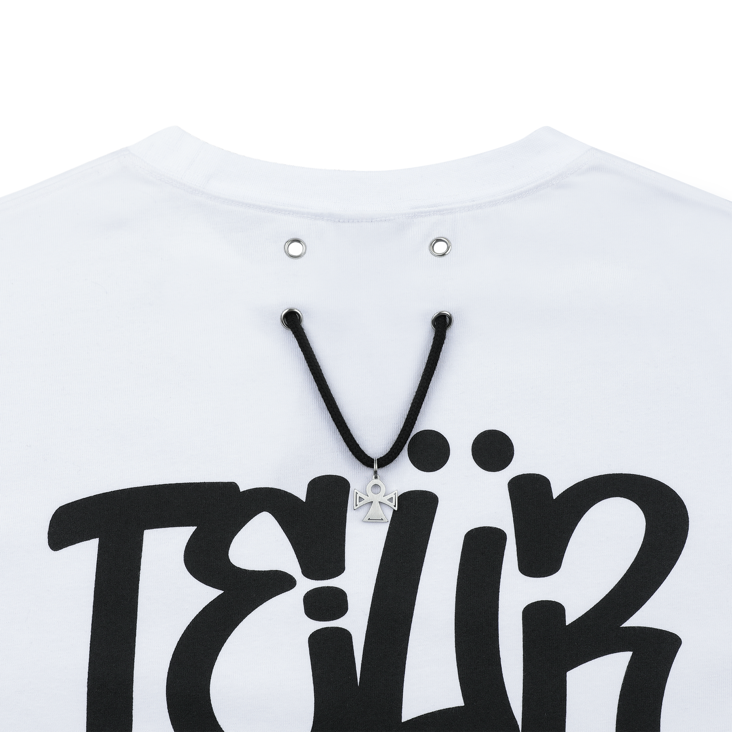 TEUR basic graphic short sleeves-White